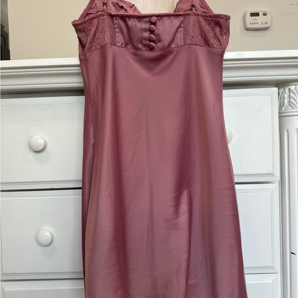 Urban Outfitters satin slip dress — dusty rose — size M - Picture 9 of 16